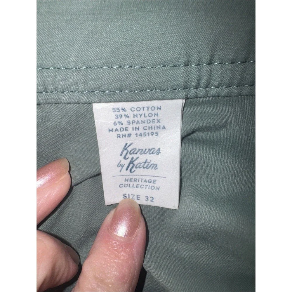 MCM Kanvas By Katin Board Shorts Swim Trunks Groovy Mens 32 Green Heritage